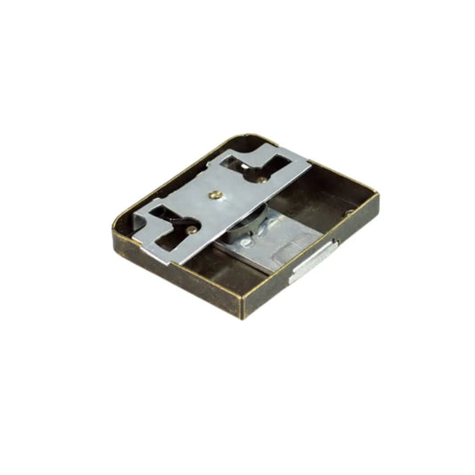 Cabinet & Drawer Lock 1-3/8 inch x 2-3/8 inch (35x60mm) - Antique Gold