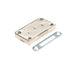 Cabinet & Drawer Lock 1-3/8 x 2-3/8 inch (35 x 60 mm) - Satin Nickel