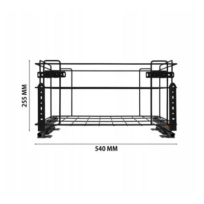 Cabinet Recycling Bins Soft-Close 3 x 4 gal (15 L) + 1 x 1.6 gal (6 L) - 23-5/8 inch (60 cm) Base Cabinet