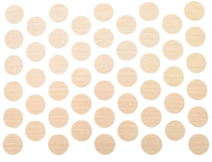 Self-Adhesive Screw Cover Caps - Light Maple 9/16 inch (14 mm)
