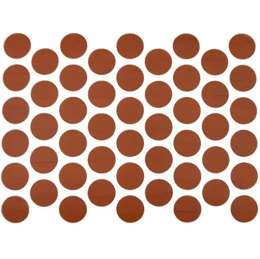 Self-Adhesive Screw Cover Caps - Birch 9/16 inch (14 mm)