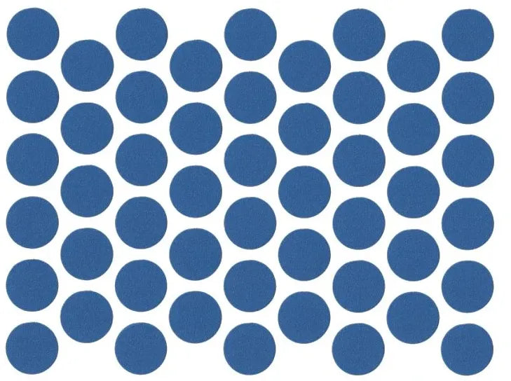 Self-Adhesive Screw Cover Caps - Blue 9/16 inch (14 mm)
