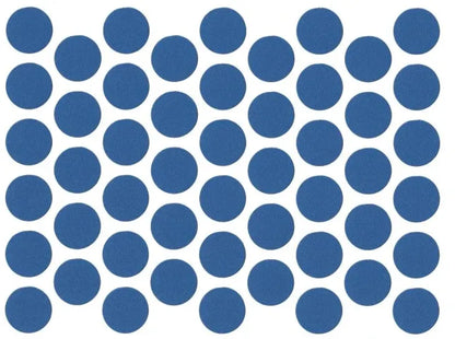 Self-Adhesive Screw Cover Caps - Blue 9/16 inch (14 mm)