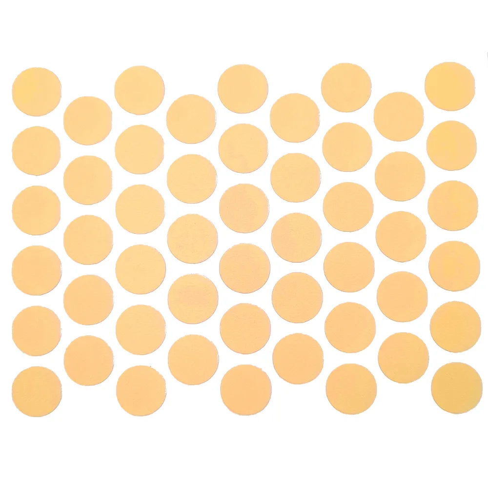 Self-Adhesive Screw Cover Caps - Yellow 9/16 inch (14 mm)