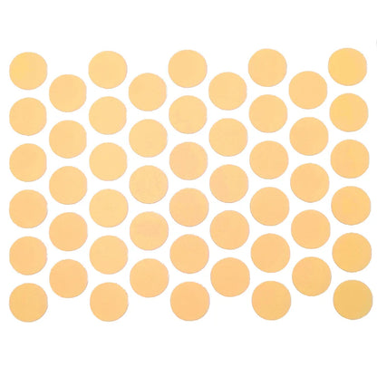 Self-Adhesive Screw Cover Caps - Yellow 9/16 inch (14 mm)
