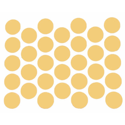 Self-Adhesive Screw Cover Caps - Yellow 11/16 inch (18 mm)