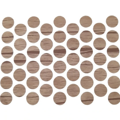 Self-Adhesive Screw Cover Caps - Light Antique 9/16 inch (14 mm)