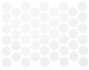 Self-Adhesive Screw Cover Caps - White 9/16 inch (14mm)