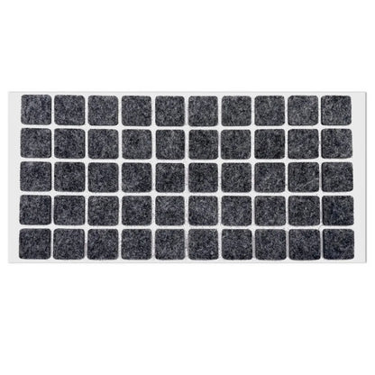 Self-Adhesive Felt Pad 3/4 x 3/4 inch (20x20 mm) Gray