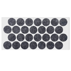 Self-Adhesive Felt Pad 1-1/8 inch (28 mm) Gray