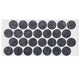 Self-Adhesive Felt Pad 1-1/8 inch (28 mm) Gray