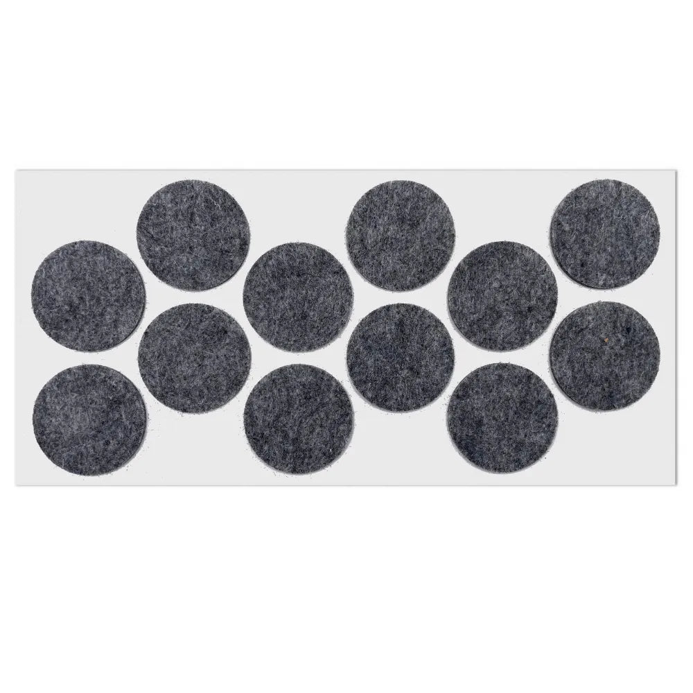 Self-Adhesive Felt Pad 1-9/16 inch (40 mm) Dia., Gray