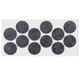 Self-Adhesive Felt Pad 1-9/16 inch (40 mm) Dia., Gray
