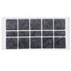 Self-Adhesive Felt Pads 1-9/16 x 1-9/16 inch / 13/16 x 1-9/16 inch (40x40mm / 20x40mm) Gray