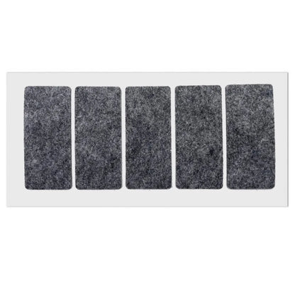 Self-Adhesive Felt Pad 1-9/16 x 3-9/16 inch (40x90 mm) Gray
