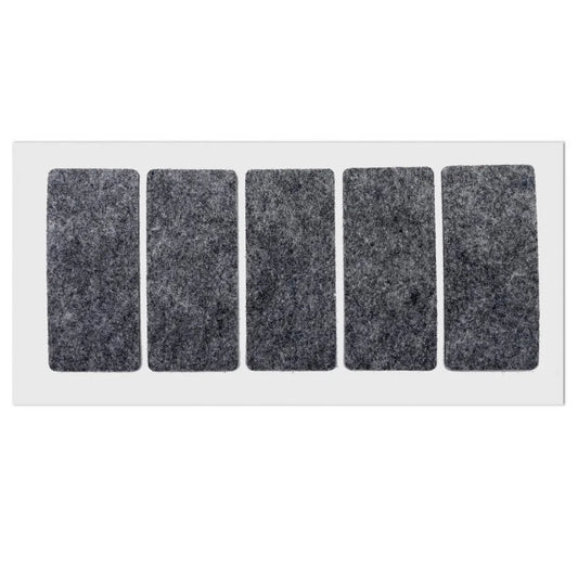 Self-Adhesive Felt Pad 1-9/16 x 3-9/16 inch (40x90 mm) Gray