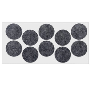 Self-Adhesive Felt Pad 1-3/4 inch (45 mm) Gray