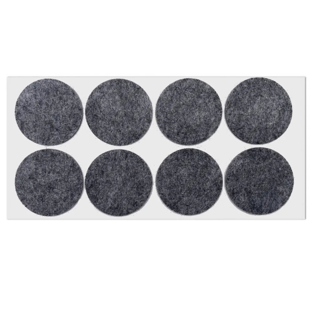 Self-Adhesive Felt Pad 2-3/16 inch (55 mm) Gray