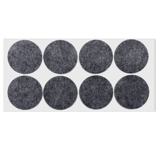 Self-Adhesive Felt Pad 2-3/16 inch (55 mm) Gray