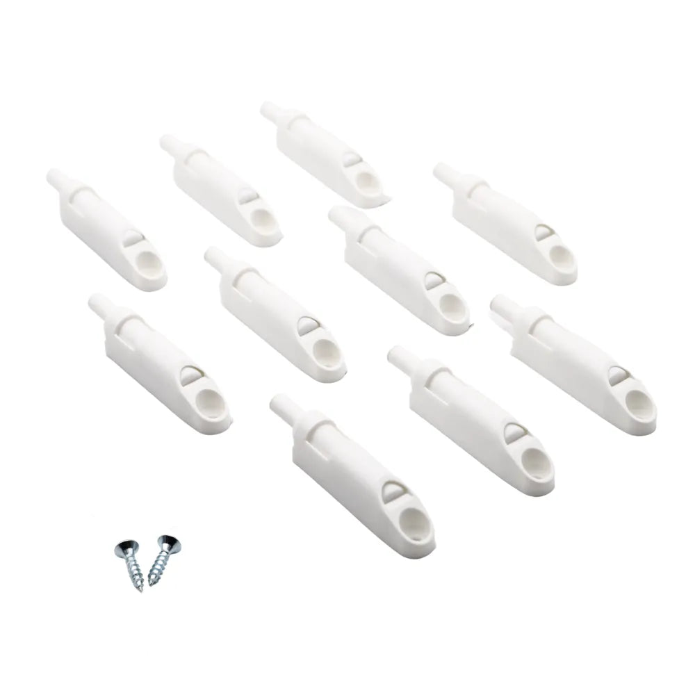 Soft-Close Cabinet Door Damper - White (Pack of 10)