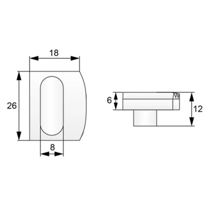 Plug Insert for Glass, White