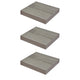 Concealed Floating Shelf - Set of 3 - Grey Oak - 9-1/4 inch (23.5 cm)
