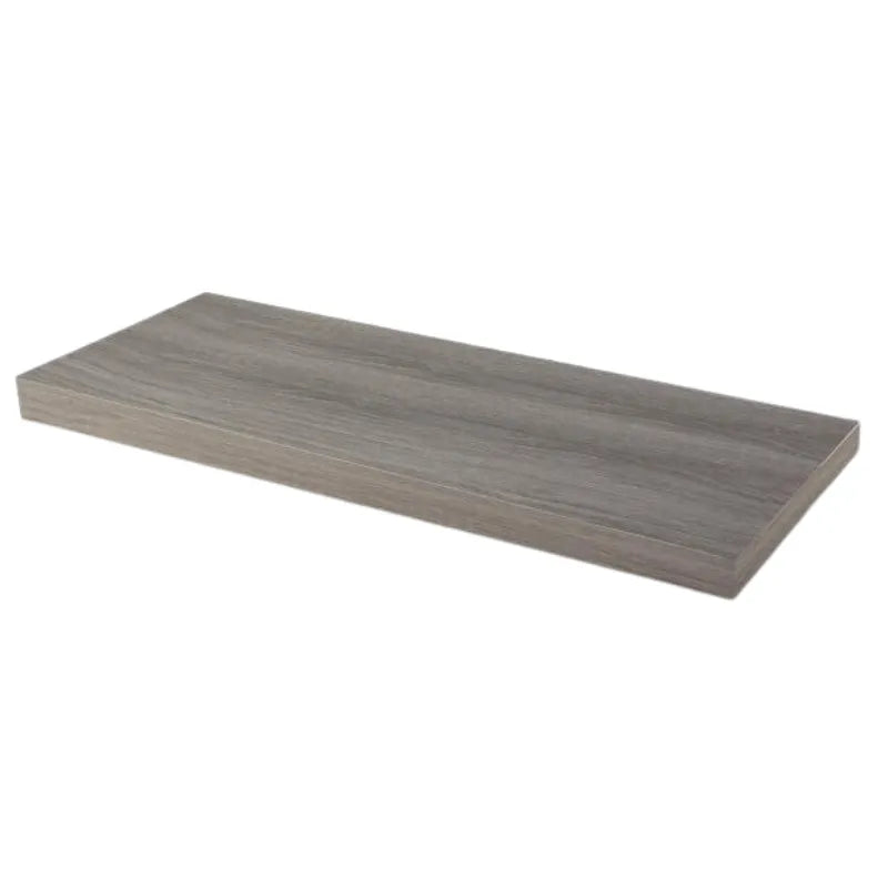 Concealed Bookshelf Floating Shelves - Pack of 3 - Gray Oak - 23-5/8 inch (60 cm)