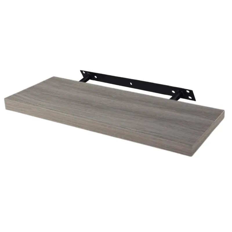 Concealed Bookshelf Floating Shelves - Pack of 3 - Gray Oak - 23-5/8 inch (60 cm)