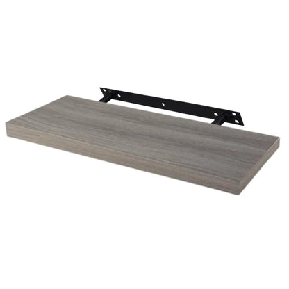 Concealed Bookshelf Floating Shelves - Pack of 3 - Gray Oak - 23-5/8 inch (60 cm)