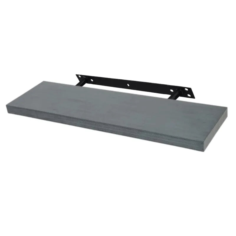 Concealed Floating Bookshelves - 3-Pack - Industrial Gray - 47-1/4 inch (120 cm)
