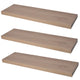 Concealed Floating Bookshelf - Set of 3 - Knotty Oak - 35-7/16 inch (900 mm)