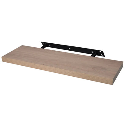 Concealed Floating Bookshelf - Set of 3 - Knotty Oak - 35-7/16 inch (900 mm)