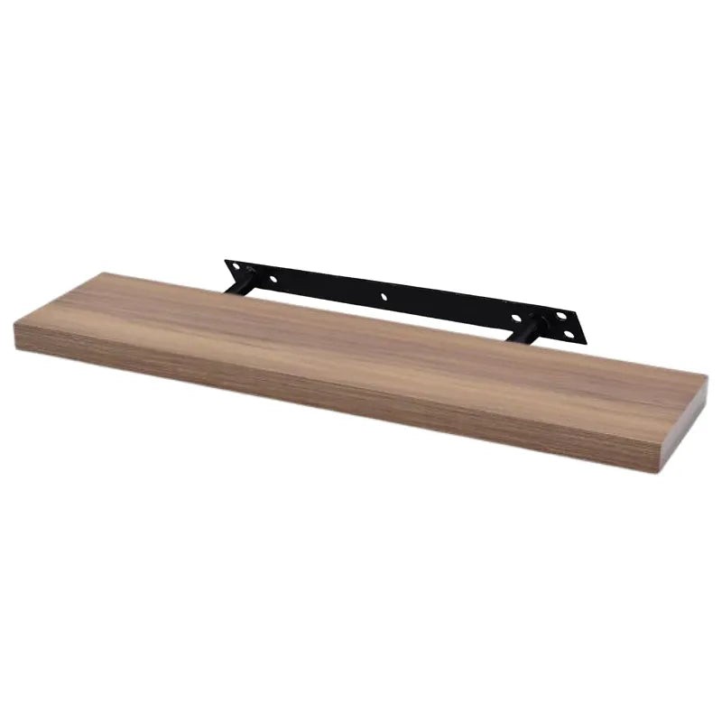Concealed Floating Bookshelves - 3-Pack - Walnut - 35-7/16 inch (90 cm)