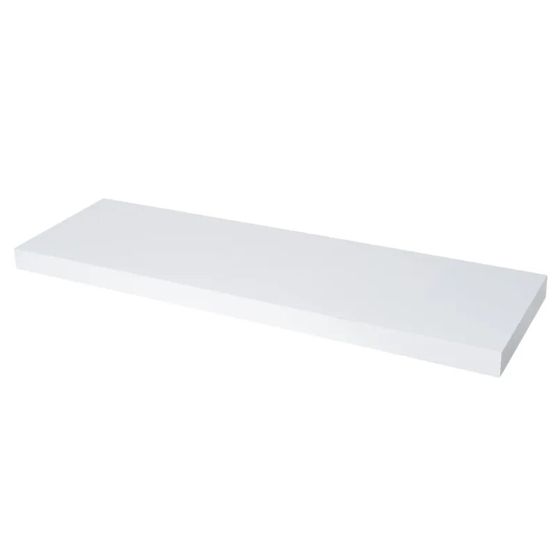 Concealed Floating Shelves - Set of 3 - Matte White - 31-1/2 inch (800 mm)