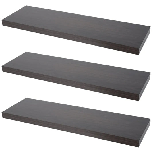 Floating Shelf Set - 3 Pack - Wenge - 31-1/2 inch (80 cm)