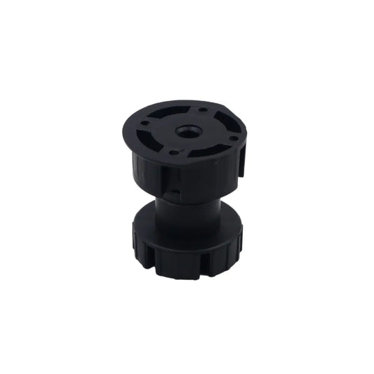 Adjustable Plastic Furniture Feet 2-3/8 inch (60 mm) - Black