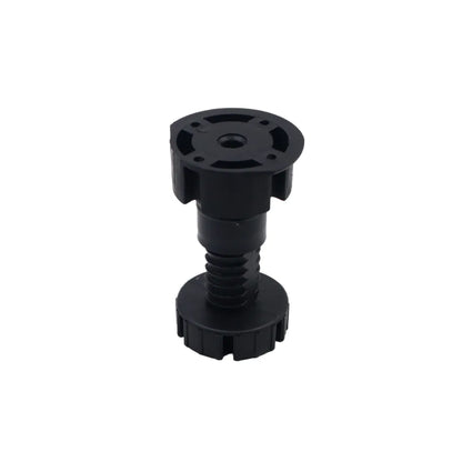 Adjustable Plastic Furniture Feet 2-3/8 inch (60 mm) - Black
