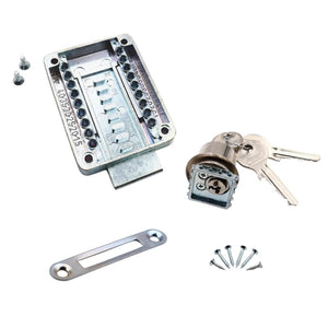 Adjustable Cabinet & Drawer Lock 7/8 inch x 13/16 inch (22x21 mm)