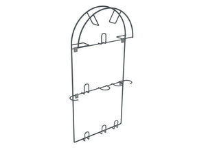 Wall-Mount Vacuum Hose Holder, Vacuum Hose Rack - Large - Charcoal
