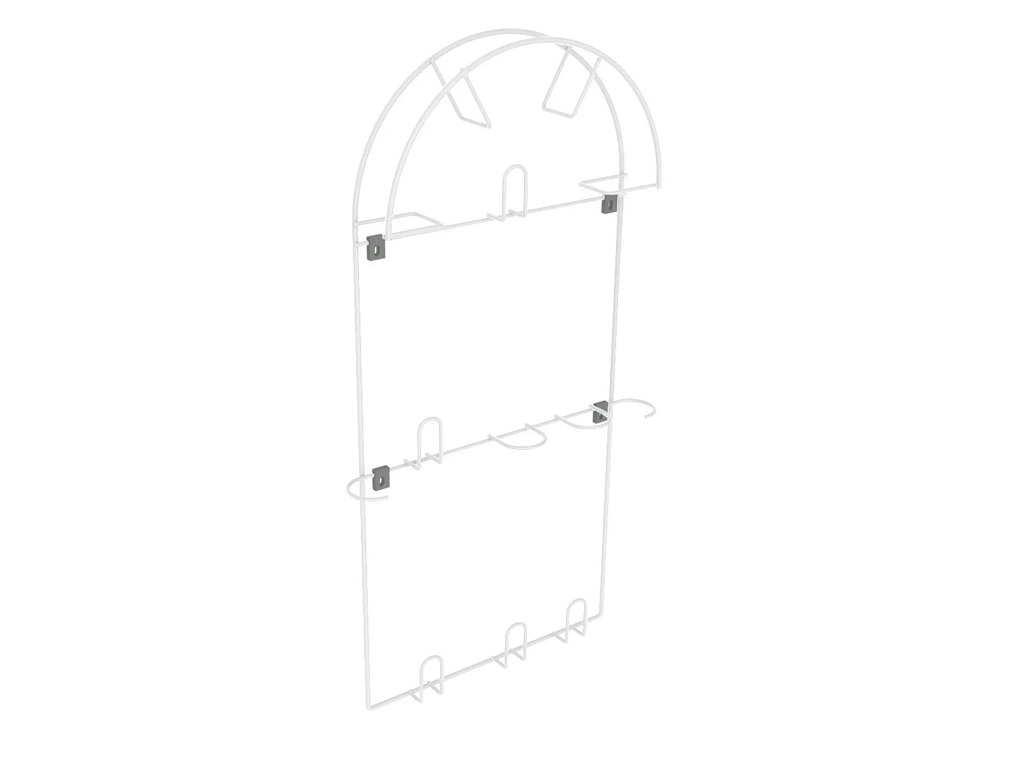 Wall Mount Vacuum Hose Holder - Large - White