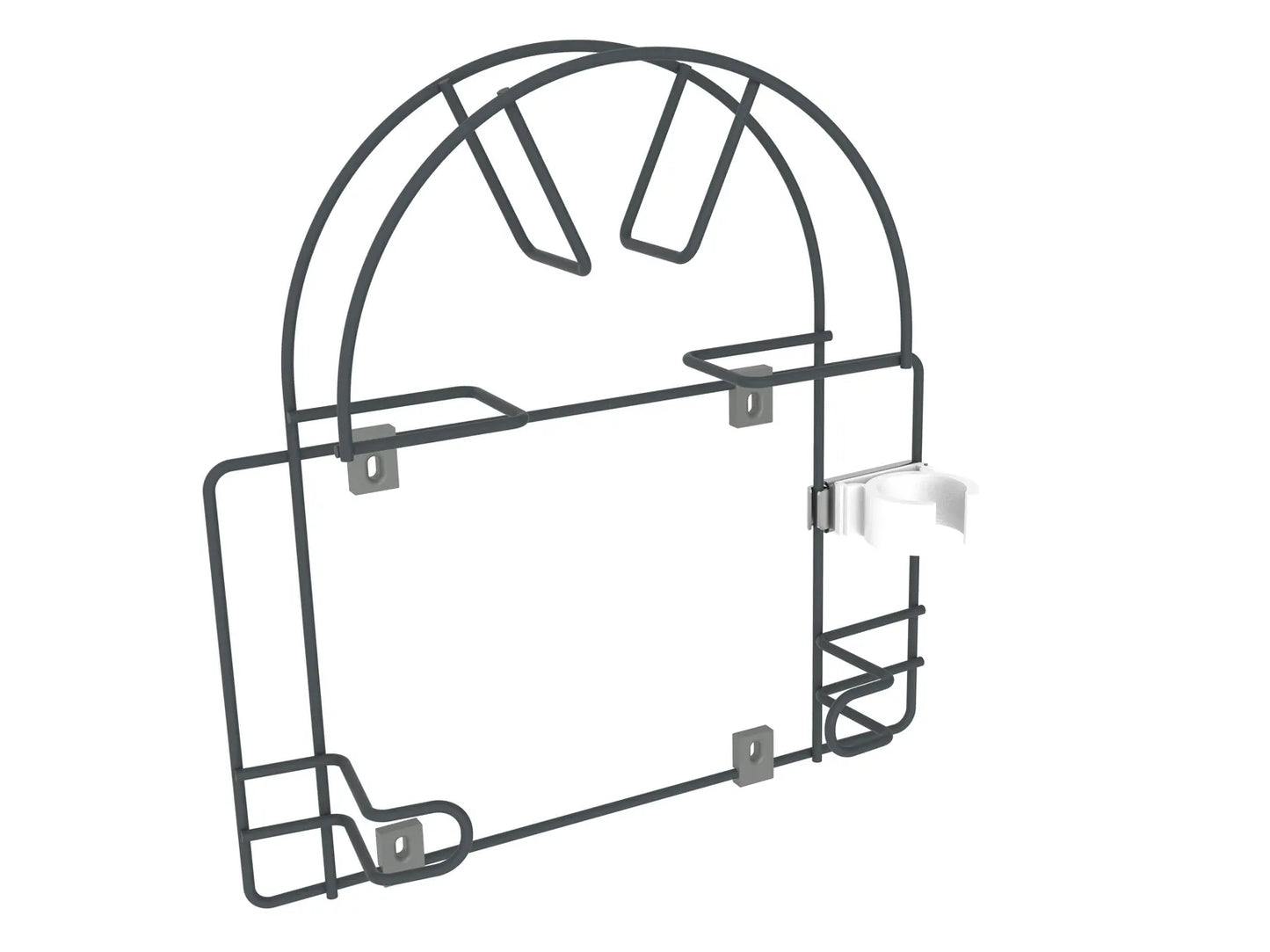 Wall Mount Vacuum Hose Holder, Vacuum Hose Hanger - Small - Anthracite