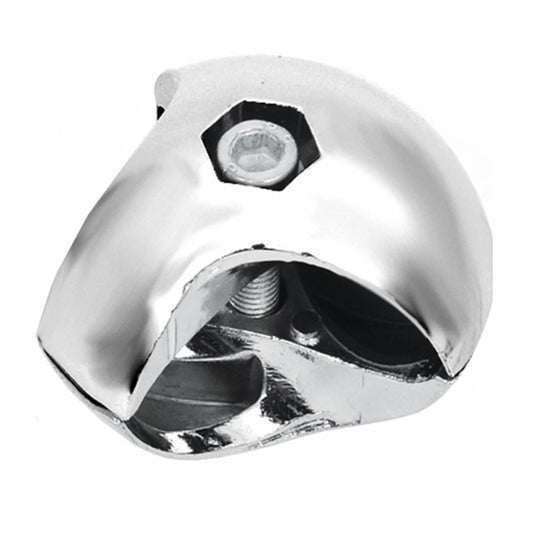 1 inch Double Connector, Chrome NTP Left 