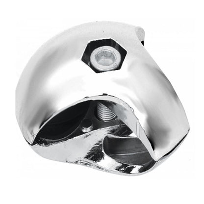 1 inch Double Connector, Chrome NTP Right 