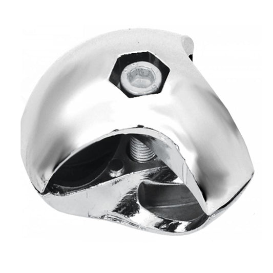 1 inch Double Connector, Chrome NTP Right 