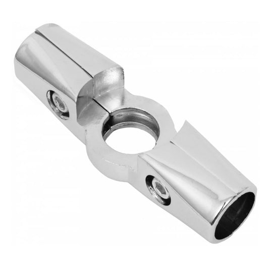 1 inch Half Cross Connector, Chrome NTP 