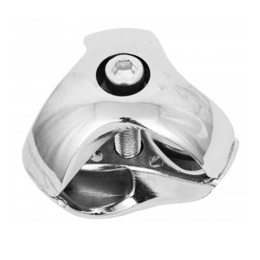 1 inch Triple Connector, Chrome NTP Right 