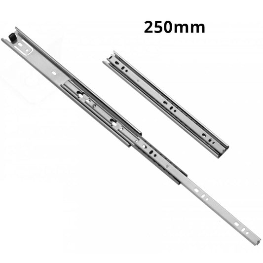 10 inch drawer slides ball bearing H30 (right and left side) Furnica 