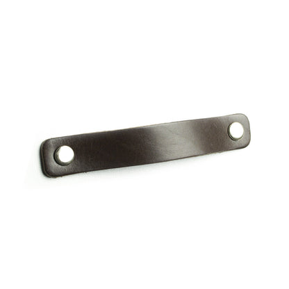 Leather handle rectangular 96mm - 160mm