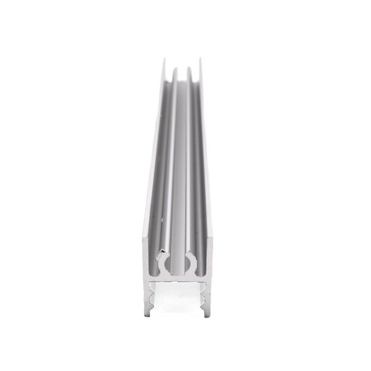 10mm Top Horizontal Aluminum Profile 560cm - Silver Anodized