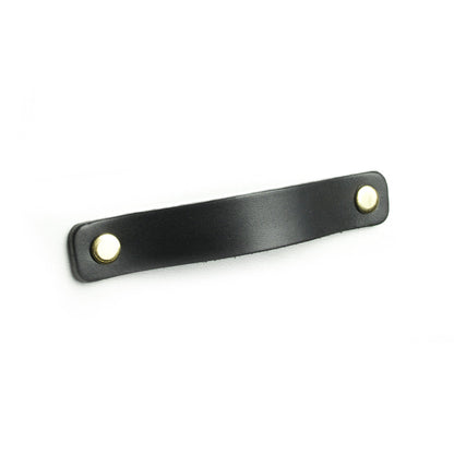 Leather handle rectangular 96mm - 160mm